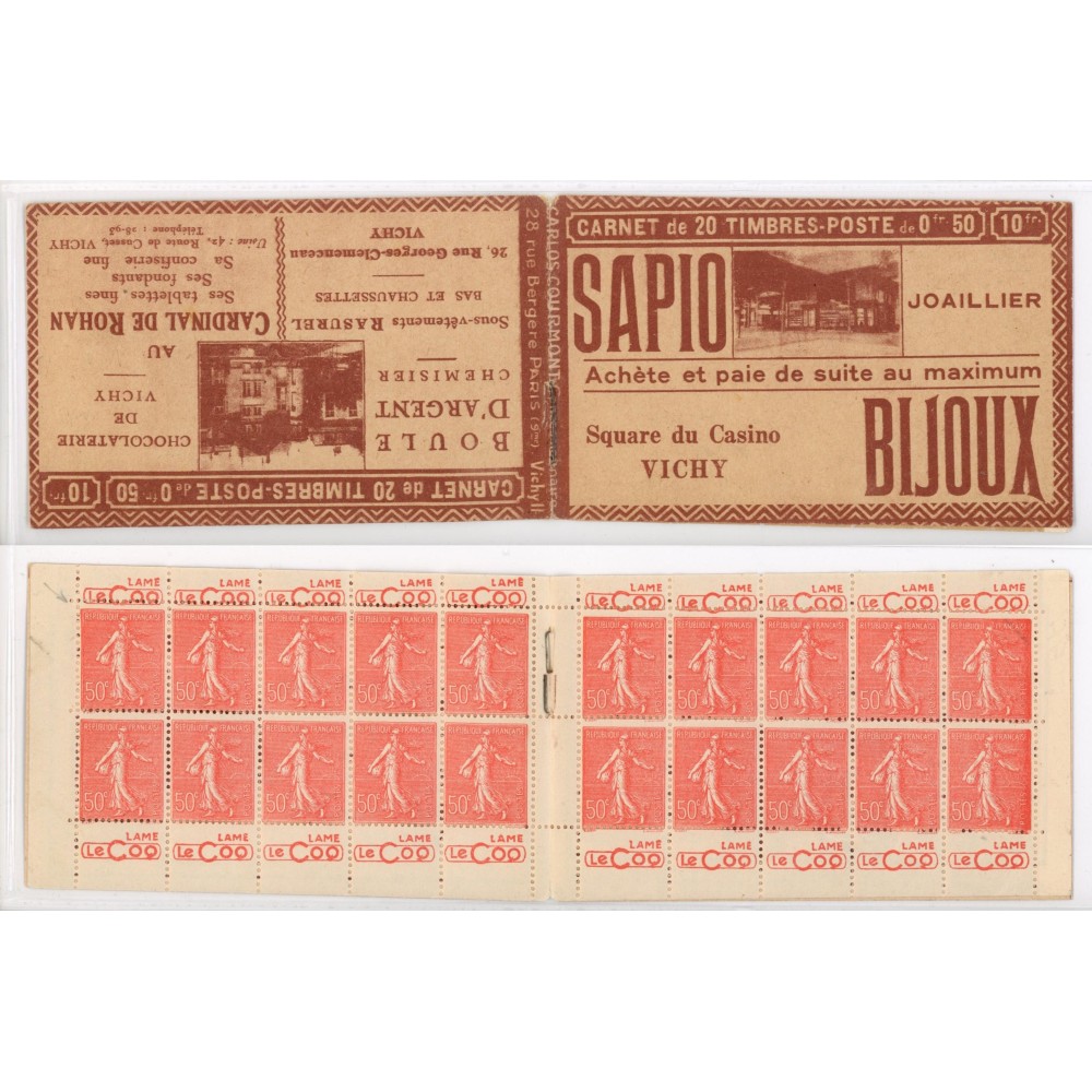 199-C2 Serie Vichy II - Cote 270 Euros