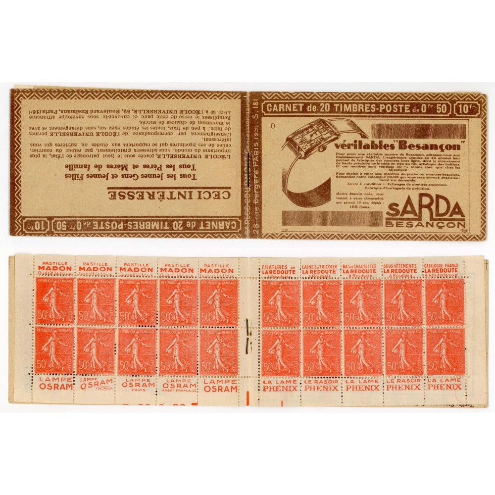 199-C36 Serie 181 - Cote 270 Euros