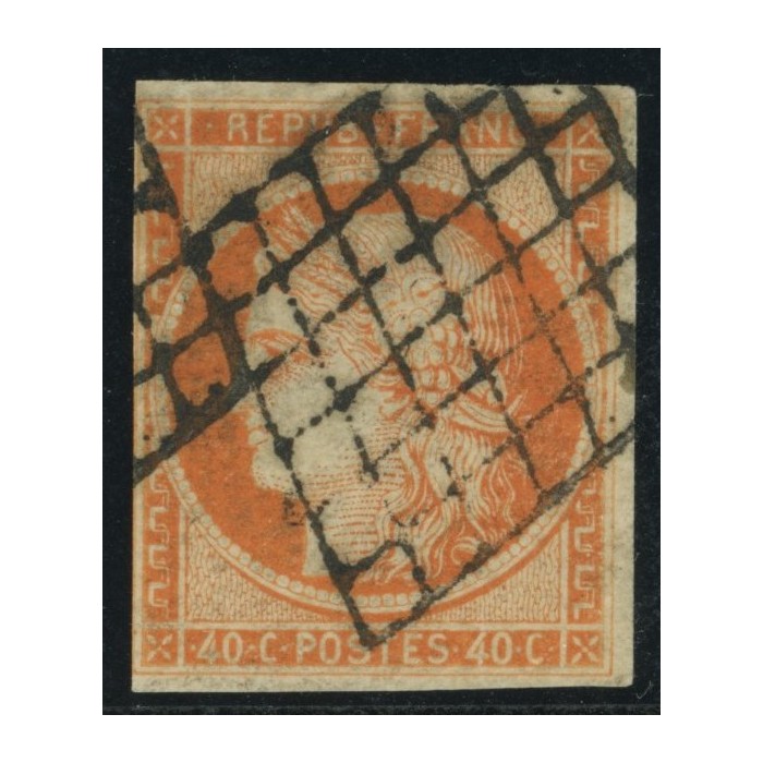 YT 5 - Oblitéré Grille