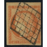 YT 5 - Oblitéré Grille - Signé Brun - Certificat 5254