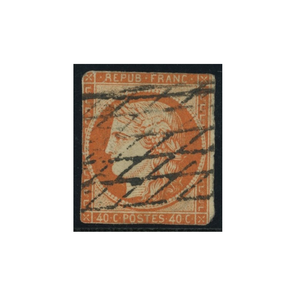 YT 5 - Oblitéré Grille sans fin