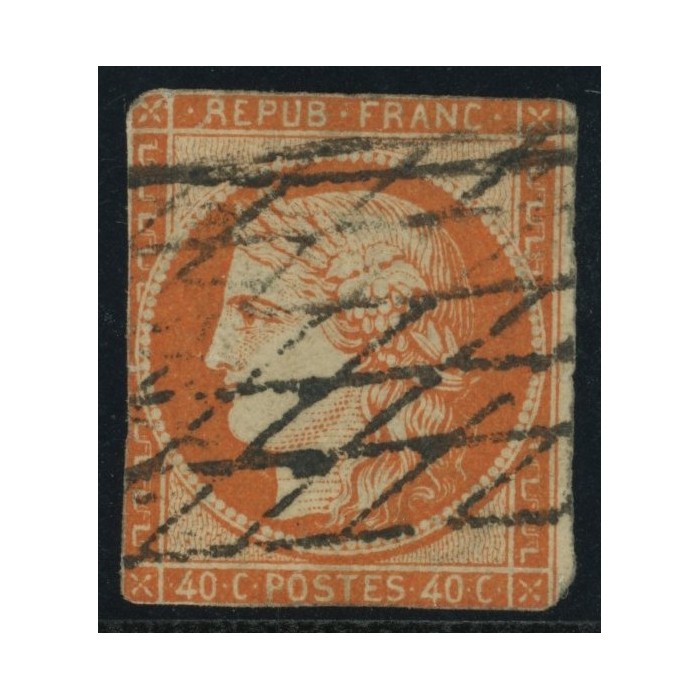 YT 5 - Oblitéré Grille sans fin