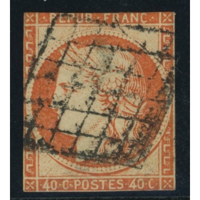 YT 5 - Oblitéré Grille