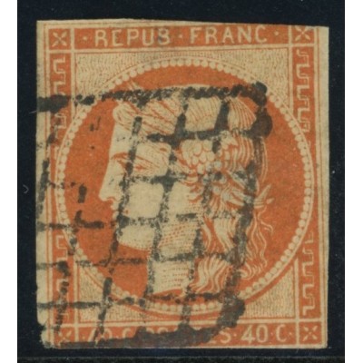 YT 5 - Oblitéré Grille
