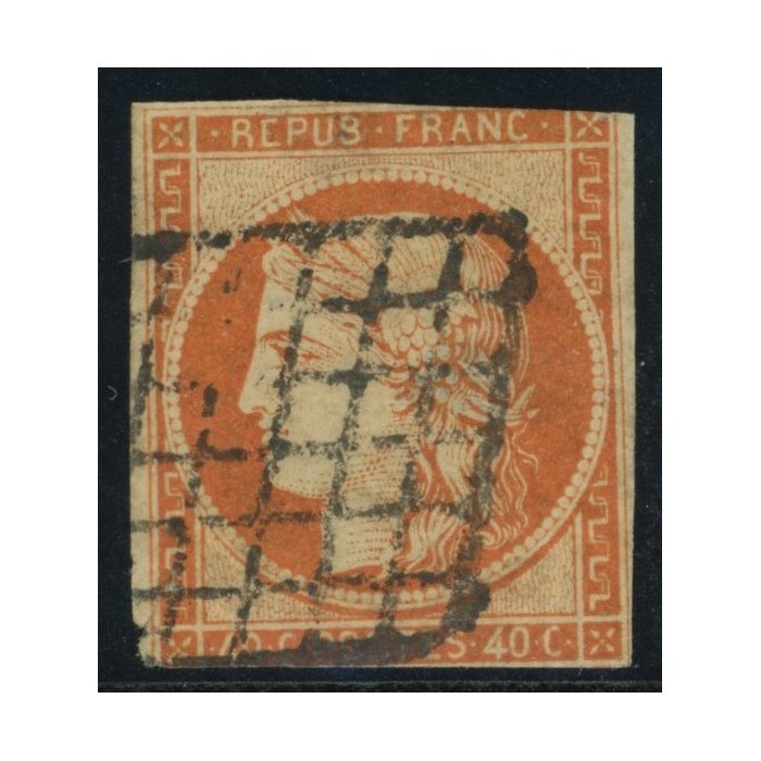 YT 5 - Oblitéré Grille