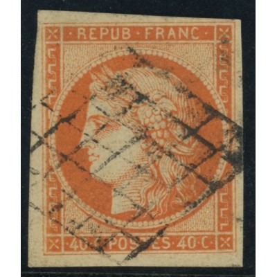 YT 5 - Oblitéré Grille