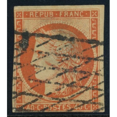 YT 5 - Oblitéré Grille sans fin