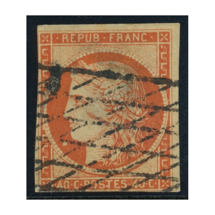 YT 5 - Oblitéré Grille sans fin