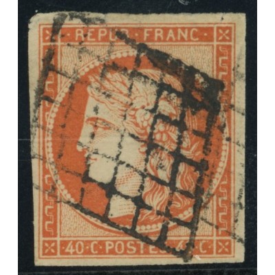 YT 5 - Oblitéré Grille