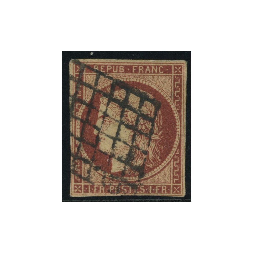 YT 6 - Oblitéré Grille