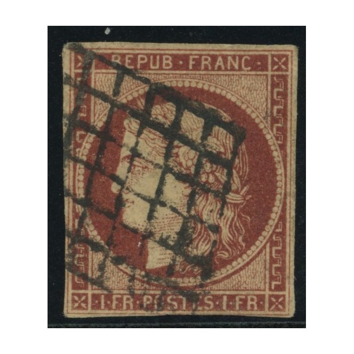 YT 6 - Oblitéré Grille