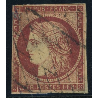 YT 6 - Oblitéré Grille sans fin