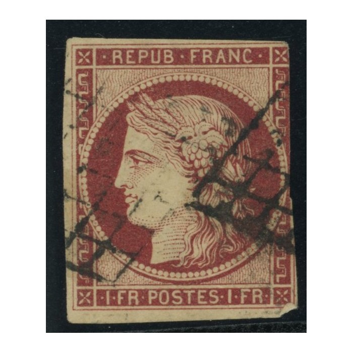 YT 6 - Oblitéré Grille
