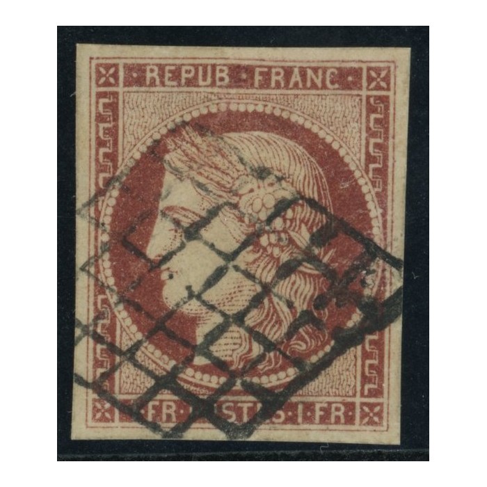 YT 6 - Oblitéré Grille