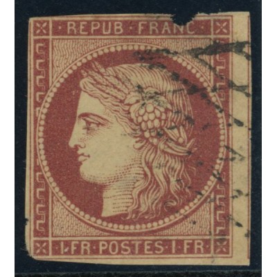 YT 6 - Oblitéré Grille sans fin