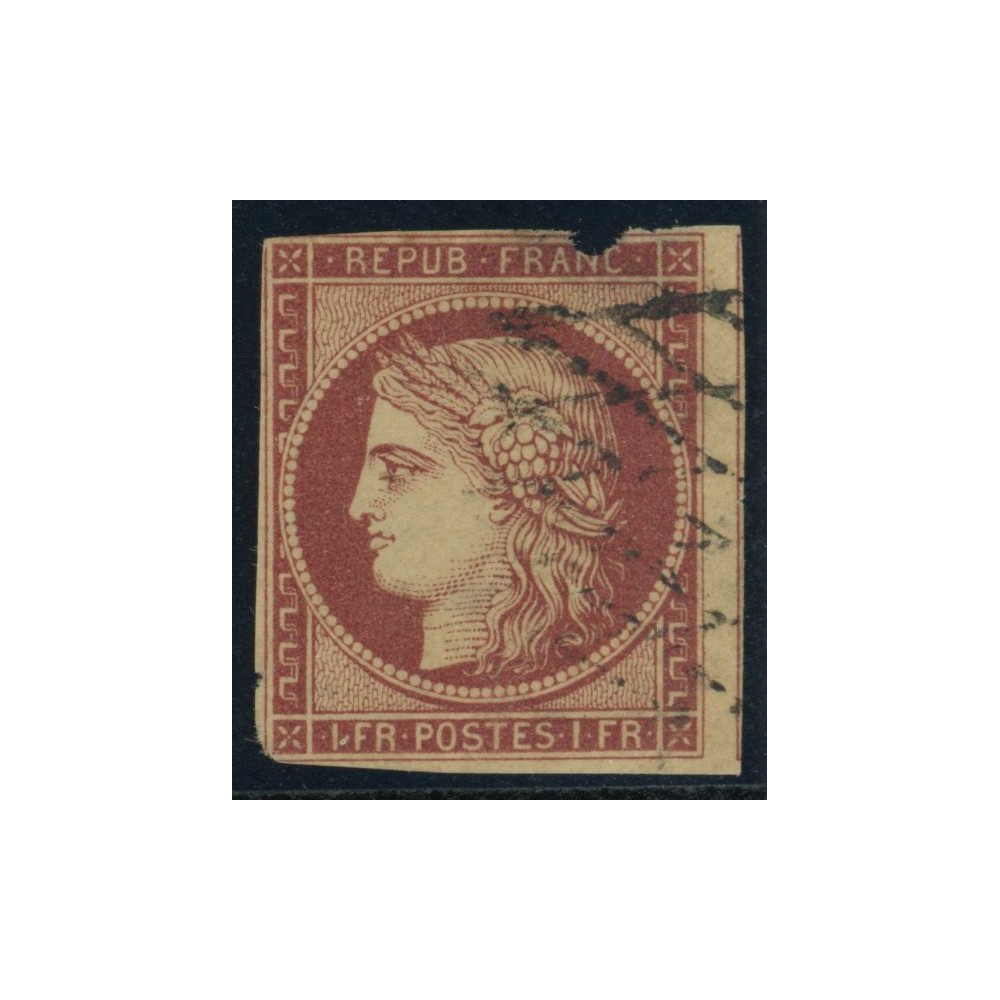 YT 6 - Oblitéré Grille sans fin