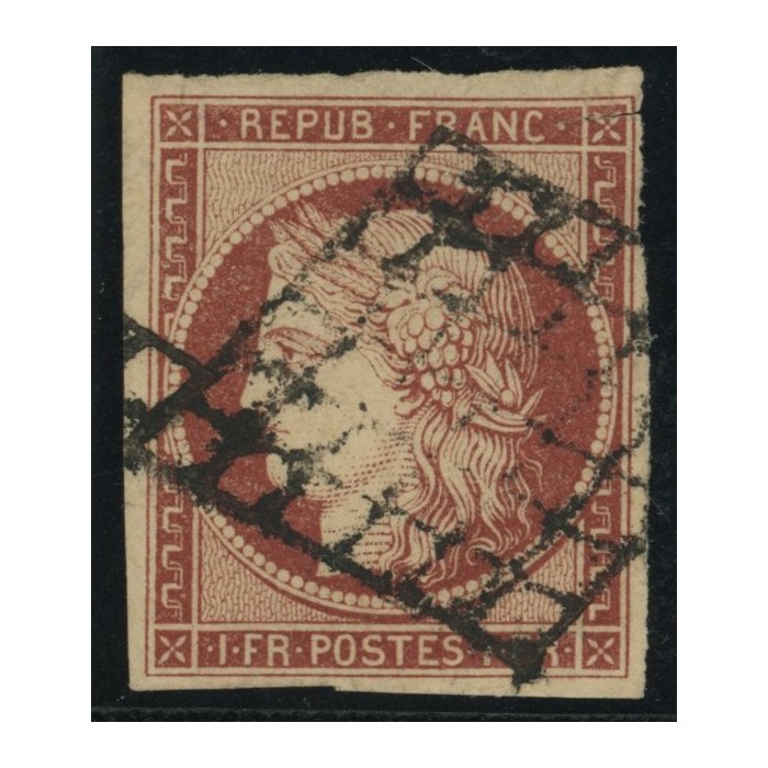 YT 6 - Oblitéré Grille