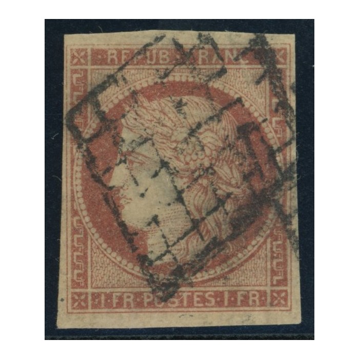 YT 6 - Oblitéré Grille