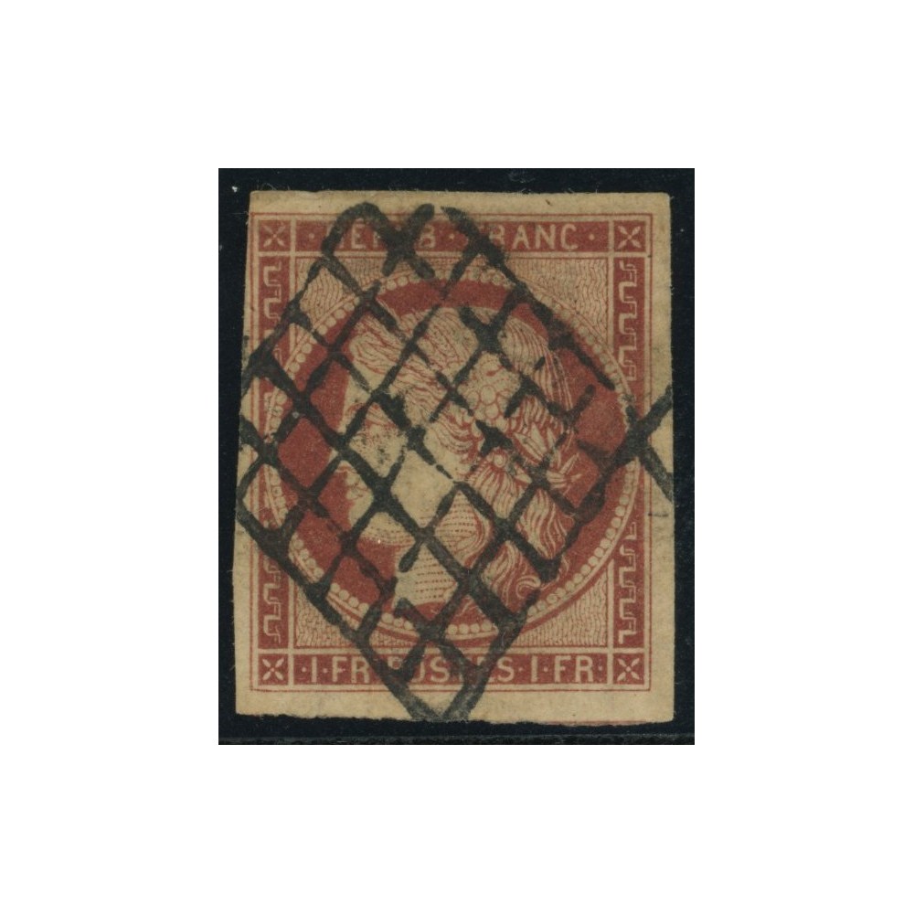 YT 6 - Oblitéré Grille
