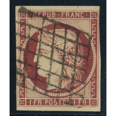 YT 6 - Oblitéré Grille