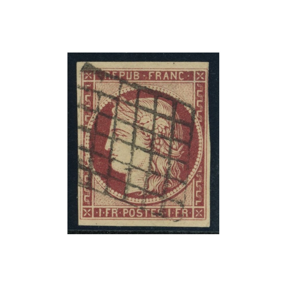 YT 6 - Oblitéré Grille