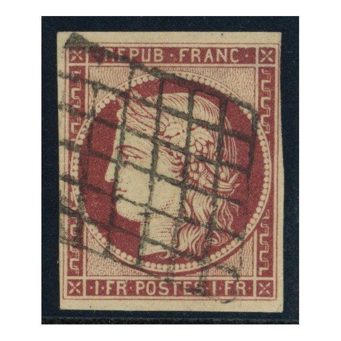 YT 6 - Oblitéré Grille