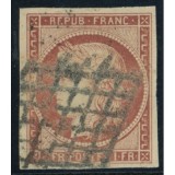 YT 6A - Oblitéré Grille - Signé Calves - Certificat VO 23/111