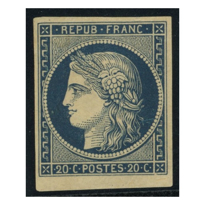 YT 8 - Neuf x - Signé Brun - Certificat 15472 - VO 33/142