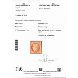 YT 5d - Neuf x - "4" retouché - Certificat 15761