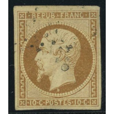 YT 9 - Oblitéré - Cote 850 euros