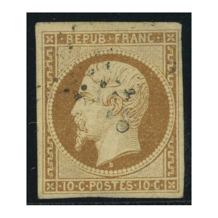 YT 9 - Oblitéré - Cote 850 euros