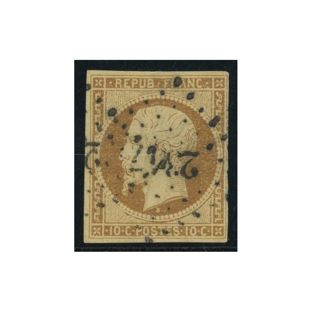 YT 9 - Oblitéré - Cote 850 euros