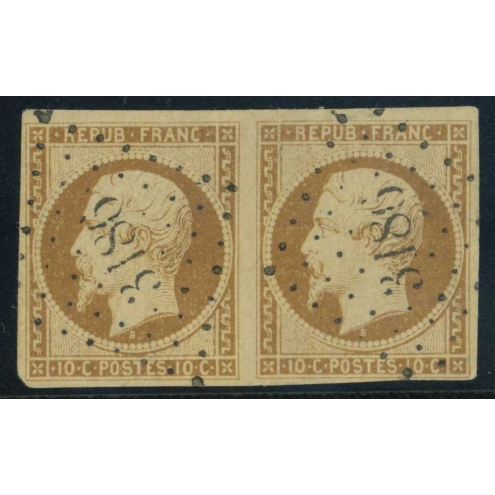 YT 9 - PC 3186 - Sainte Marie aux Mines - Haut Rhin (66) - Paire - Cote 870 euros
