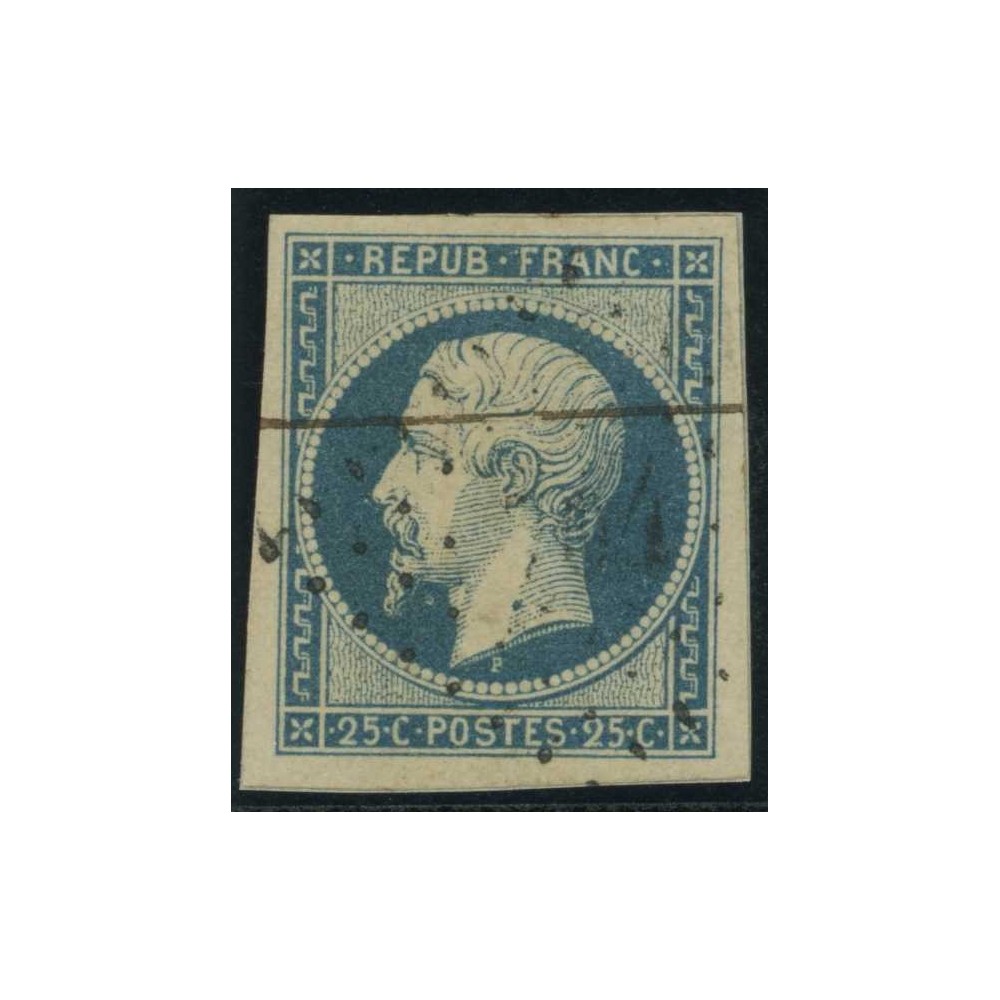 YT 10 - Oblitéré - Variété : Anneau Lune - Cote 100 euros