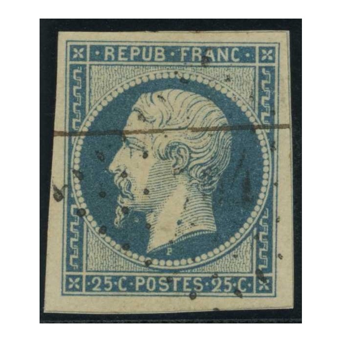 YT 10 - Oblitéré - Variété : Anneau Lune - Cote 100 euros