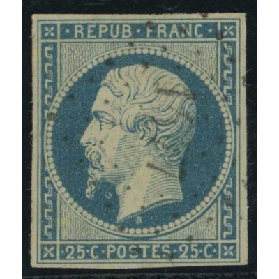 YT 10 - Oblitéré - Variété : Anneau Lune - Cote 100 euros
