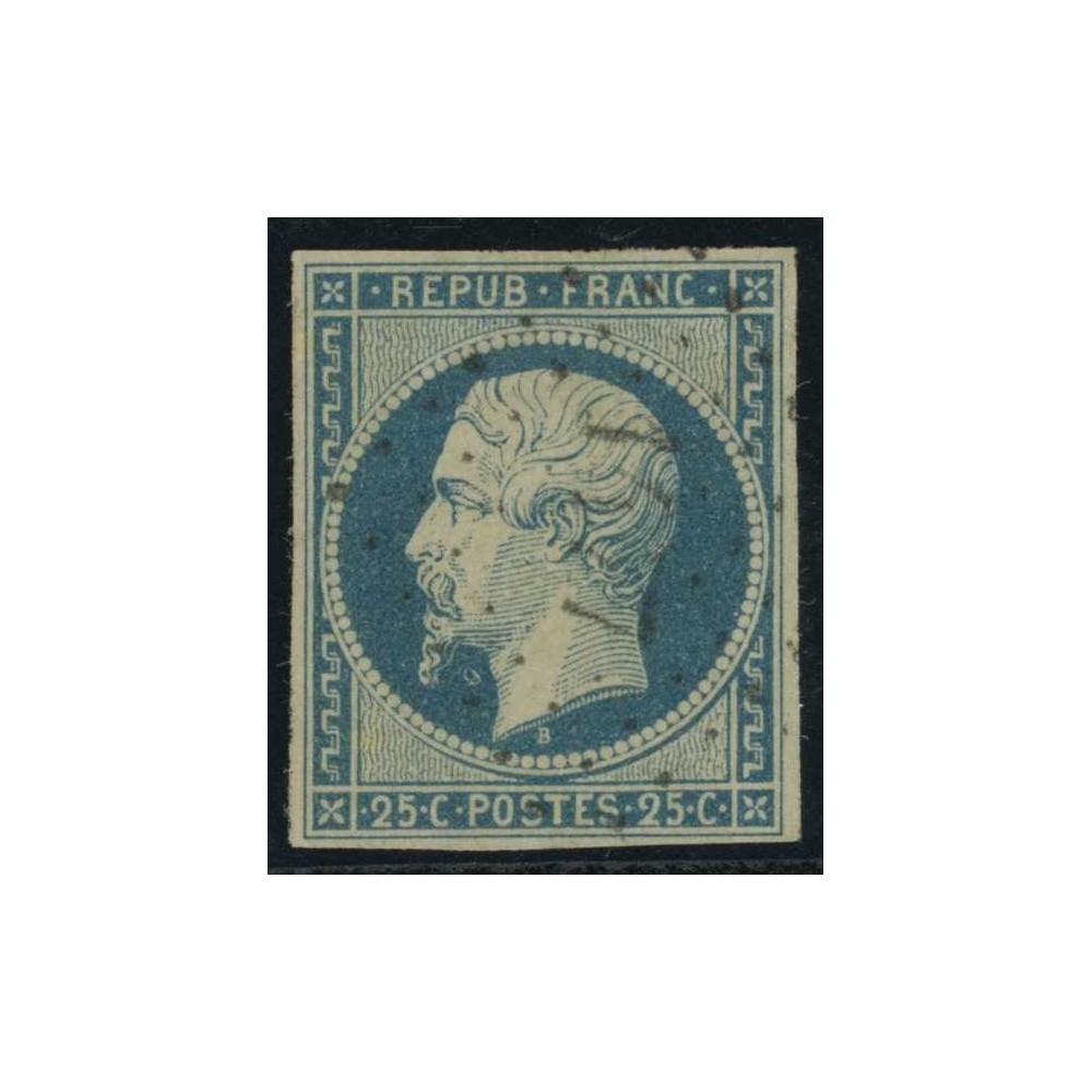 YT 10 - Oblitéré - Variété : Anneau Lune - Cote 100 euros