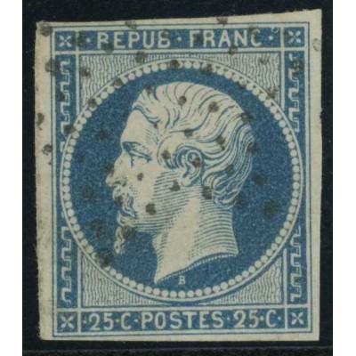 YT 10 - Oblitéré - Variété : Anneau Lune - Cote 100 euros