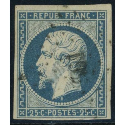 YT 10 - Oblitéré - Variété : Anneau Lune - Cote 100 euros