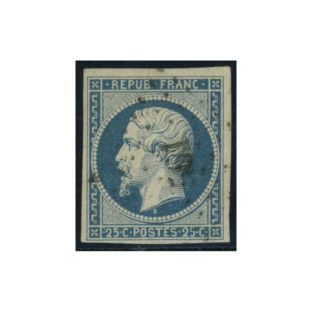 YT 10 - Oblitéré - Variété : Anneau Lune - Cote 100 euros