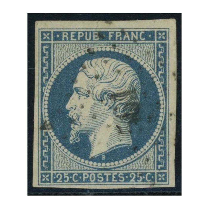 YT 10 - Oblitéré - Variété : Anneau Lune - Cote 100 euros