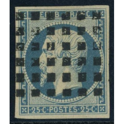YT 10 - Oblitéré Gros points - Signé Brun - Cote 130 euros