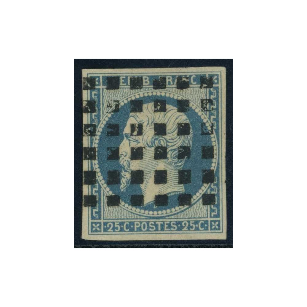 YT 10 - Oblitéré Gros points - Signé Brun - Cote 130 euros