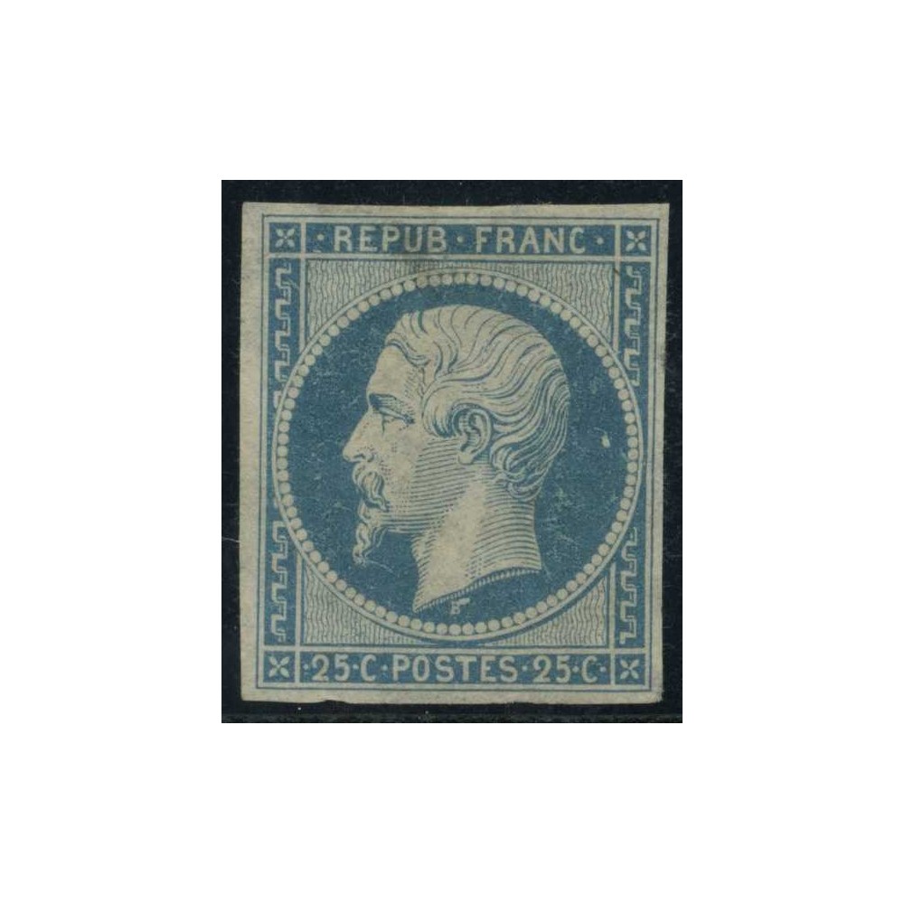 YT 10 - Oblitéré - Variété : Anneau Lune - Cote 100 euros