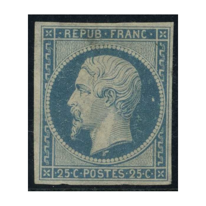 YT 10 - Oblitéré - Variété : Anneau Lune - Cote 100 euros