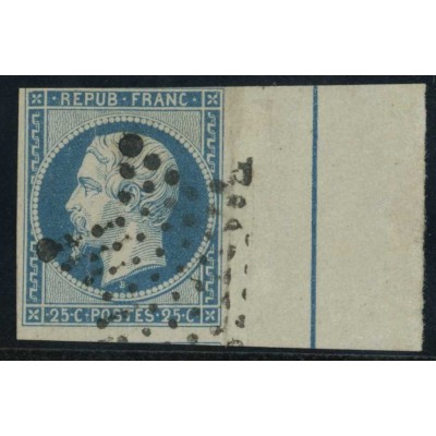YT 10b - Oblitéré Etoile - Filet d'encadrement - Cote 1800 euros