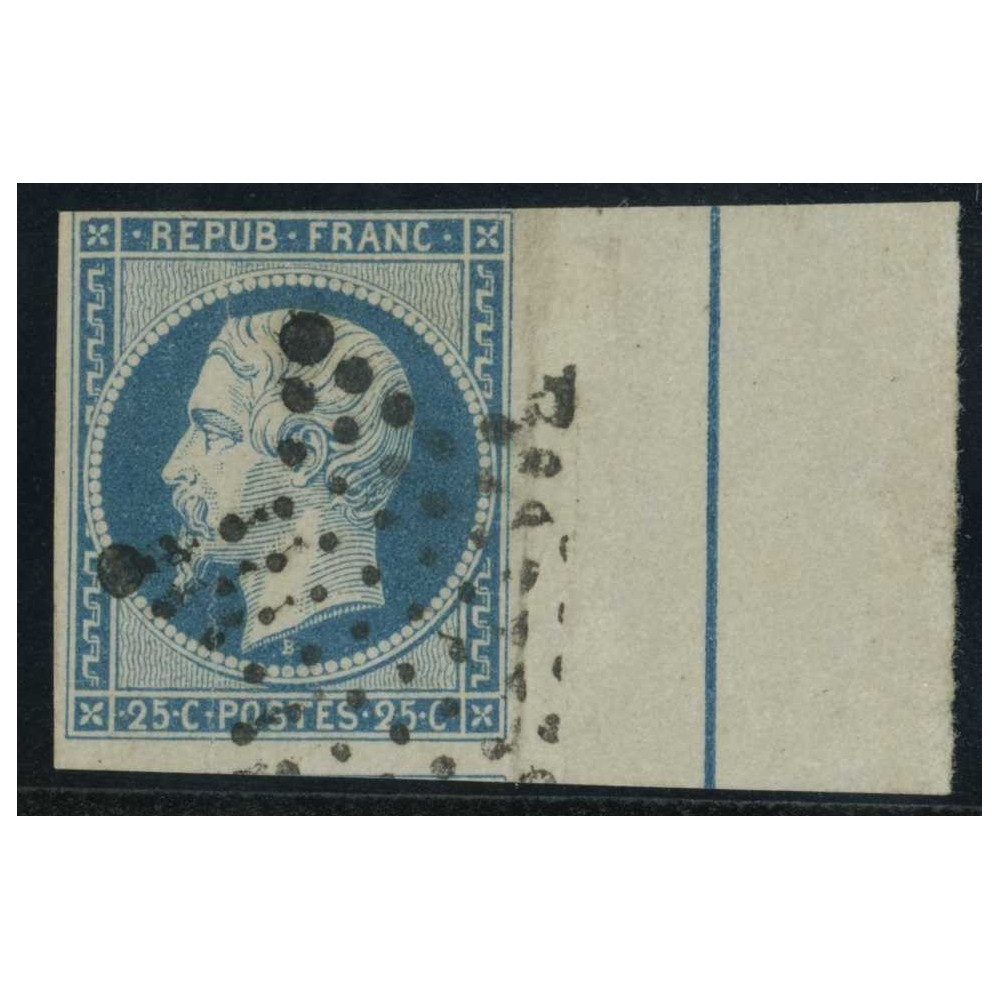 YT 10b - Oblitéré Etoile - Filet d'encadrement - Cote 1800 euros