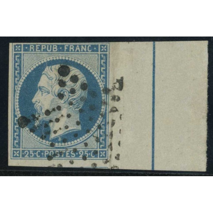 YT 10b - Oblitéré Etoile - Filet d'encadrement - Cote 1800 euros