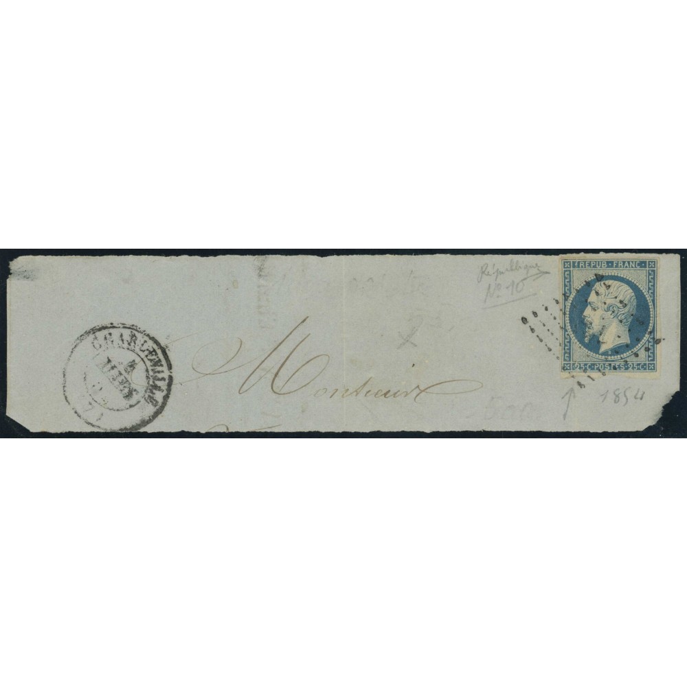 YT 10 - Fragment - Oblitéré - Cote 80 euros