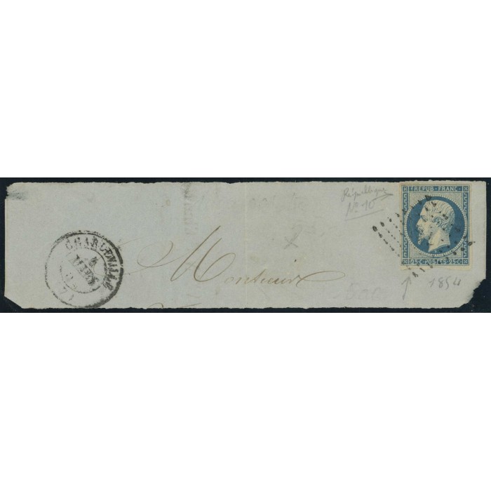 YT 10 - Fragment - Oblitéré - Cote 80 euros